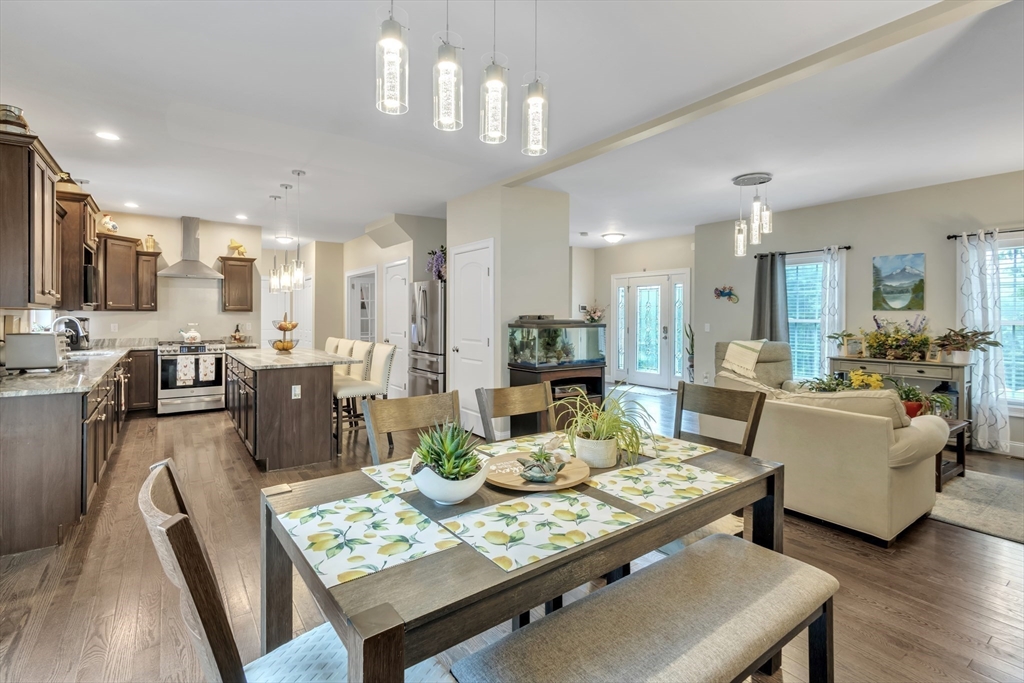 24 Old County Road Ashburnham, MA 01430 - Photo 5 of 32 a living room with furniture kitchen view and a table