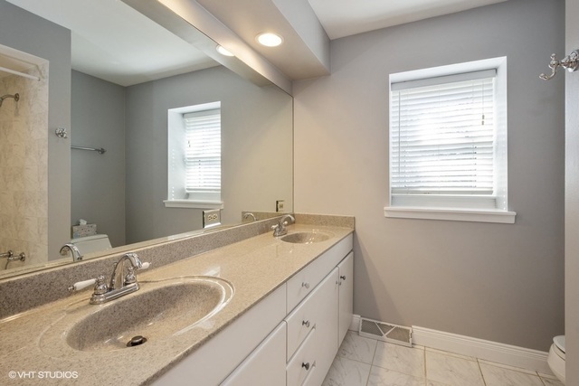 546 North Rohlwing Road Palatine, IL 60074 - Photo 13 of 17 a bathroom with a sink and a mirror