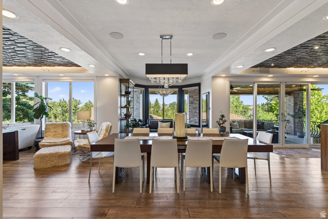 12308 Mariah Circle Draper, UT 84020 - Photo 33 of 293 Spacious dining area with wood-finish flooring
