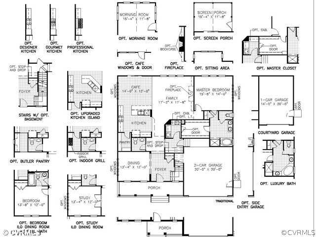 4936 Winding Branch Road Moseley, VA 23120 - Photo 13 of 14 1st Floor Plan - This home offers Deck, Morning Ro