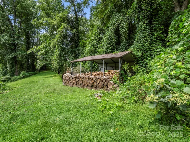 a view of park with small trees