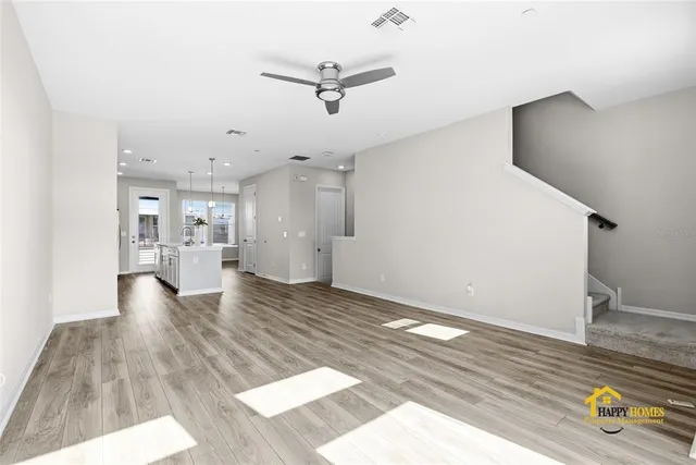 a view of a living room