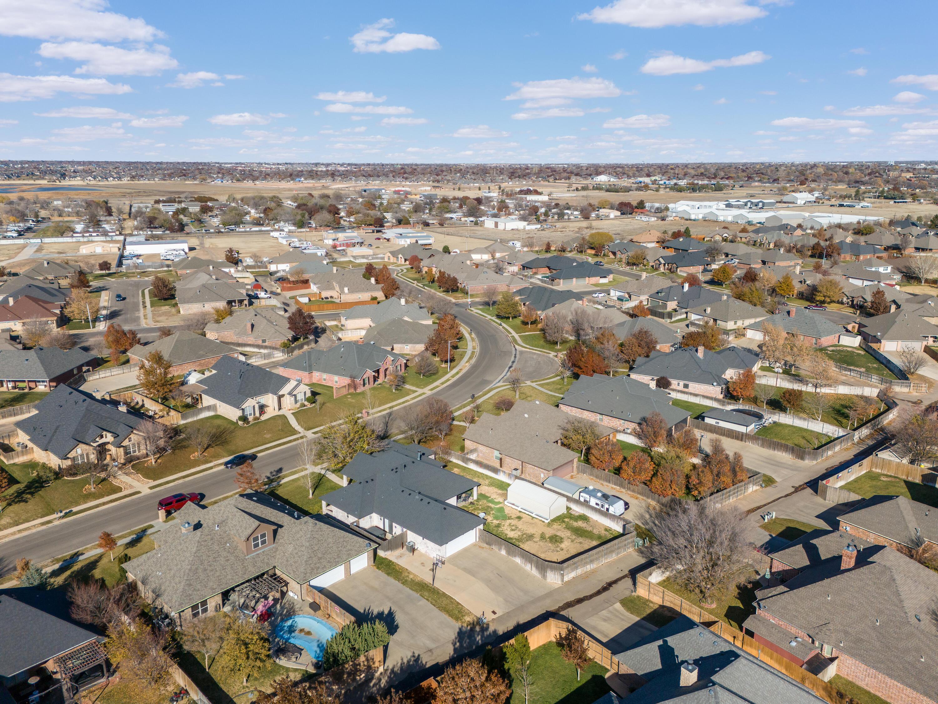 8413 Hamilton Drive Amarillo, TX 79119 - Photo 48 of 54 Back (aerial) - 2