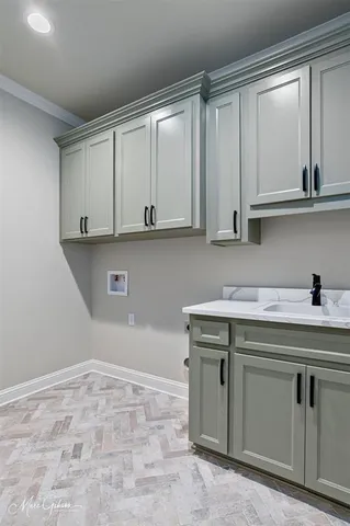 a view of cabinets with wooden cabinets