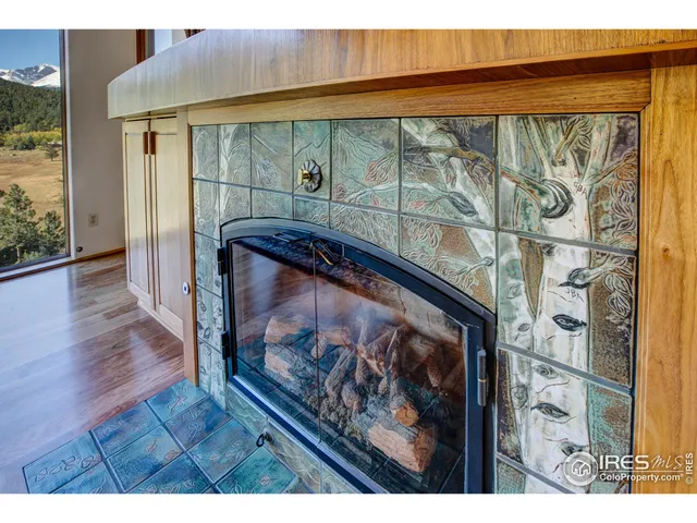 a view of a wooden door