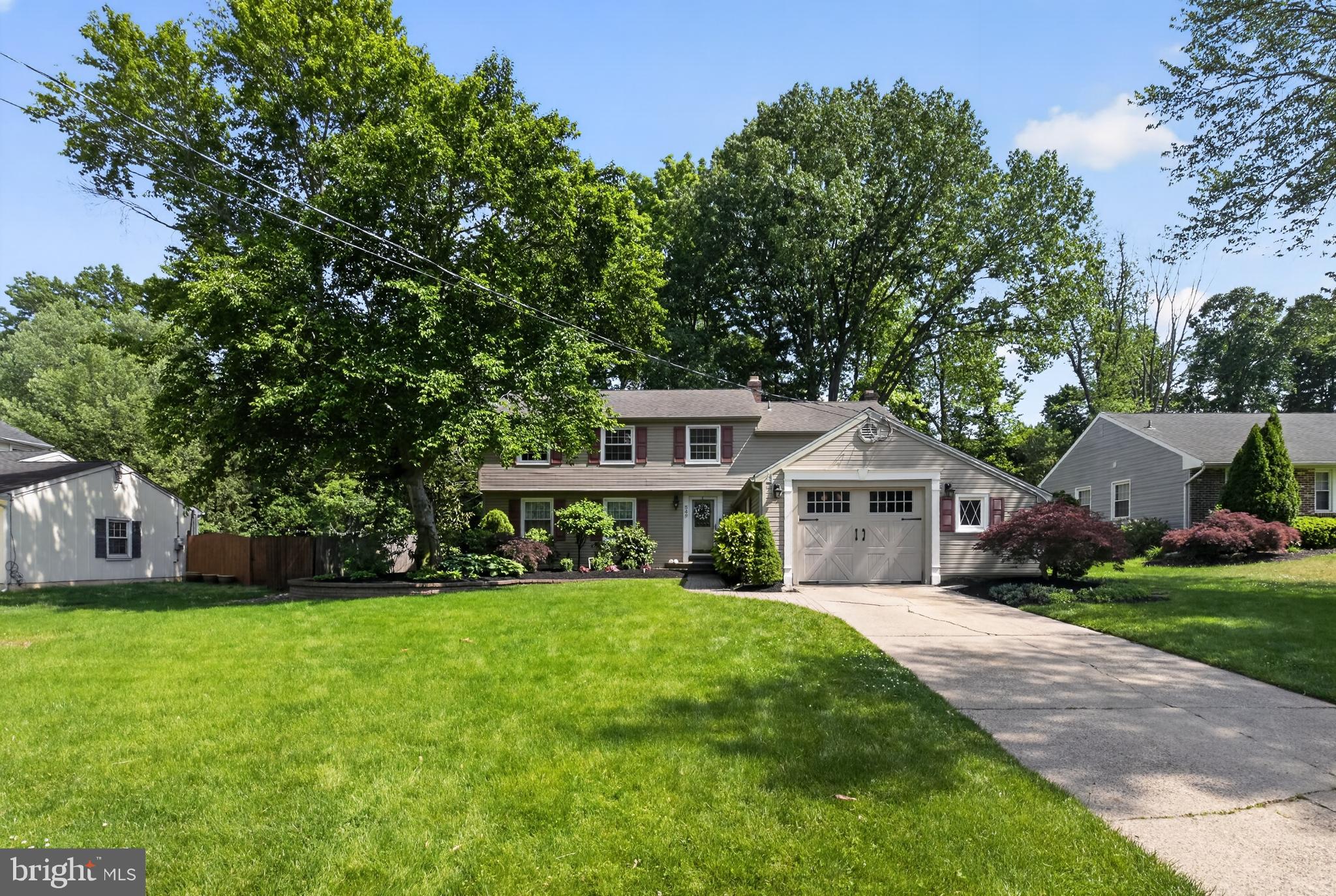 549 Covered Bridge Road Cherry Hill, NJ 08034 - Photo 3 of 16 a front view of house with yard and green space