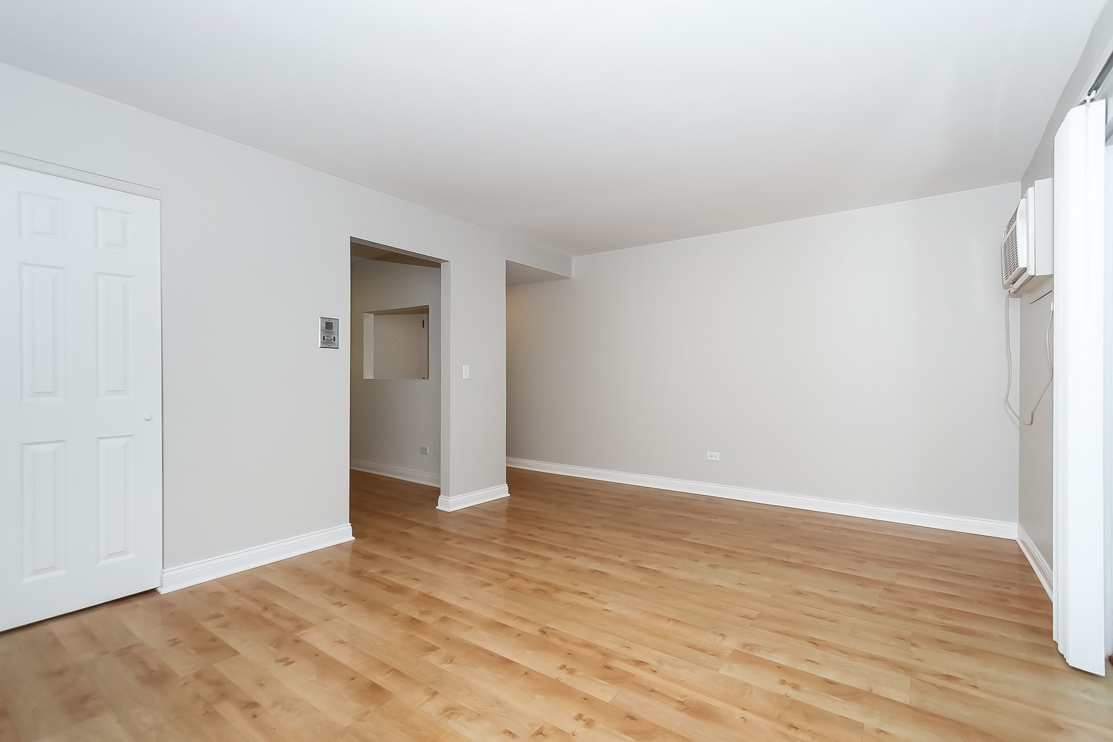 1650 Mill Street, Unit 103 Des Plaines, IL 60016 - Photo 6 of 19 a view of an empty room with wooden floor