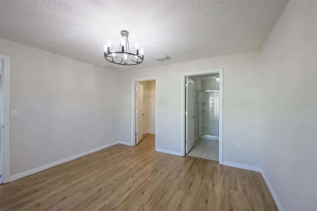 wooden floor in an empty room