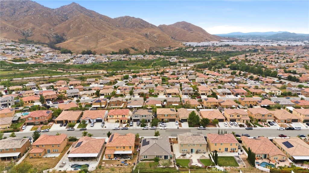 20948 Center Street Riverside, CA 92507 - Photo 83 of 92 an aerial view of residential houses with outdoor space and trees
