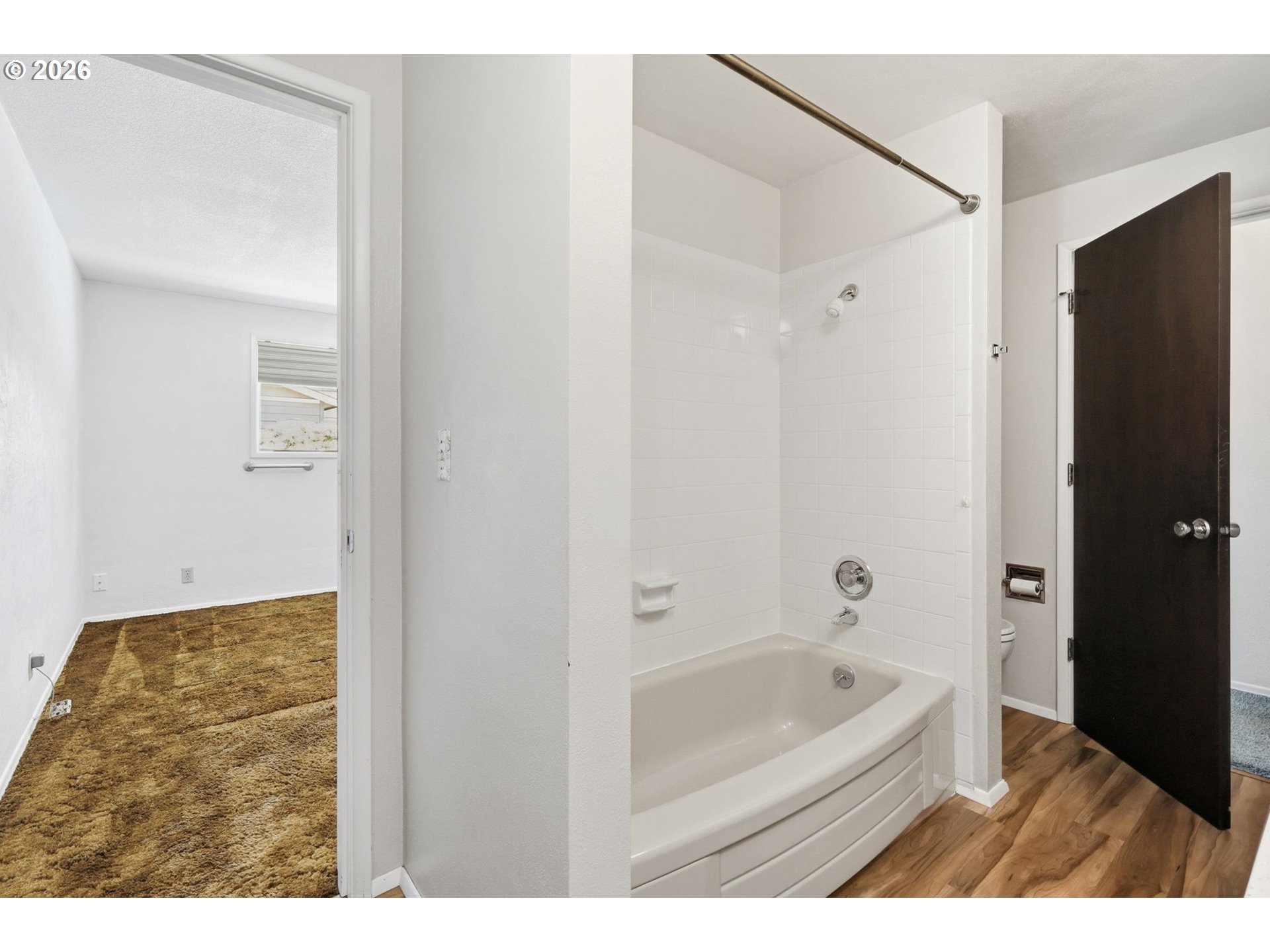 2494 38th Street Springfield, OR 97477 - Photo 17 of 38 a bathroom with a bathtub and a shower