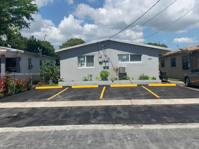 a view of outdoor space besides a house