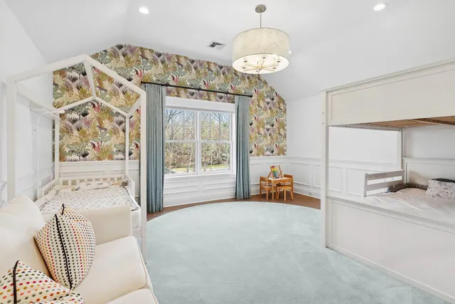 a very nice looking room with a large window