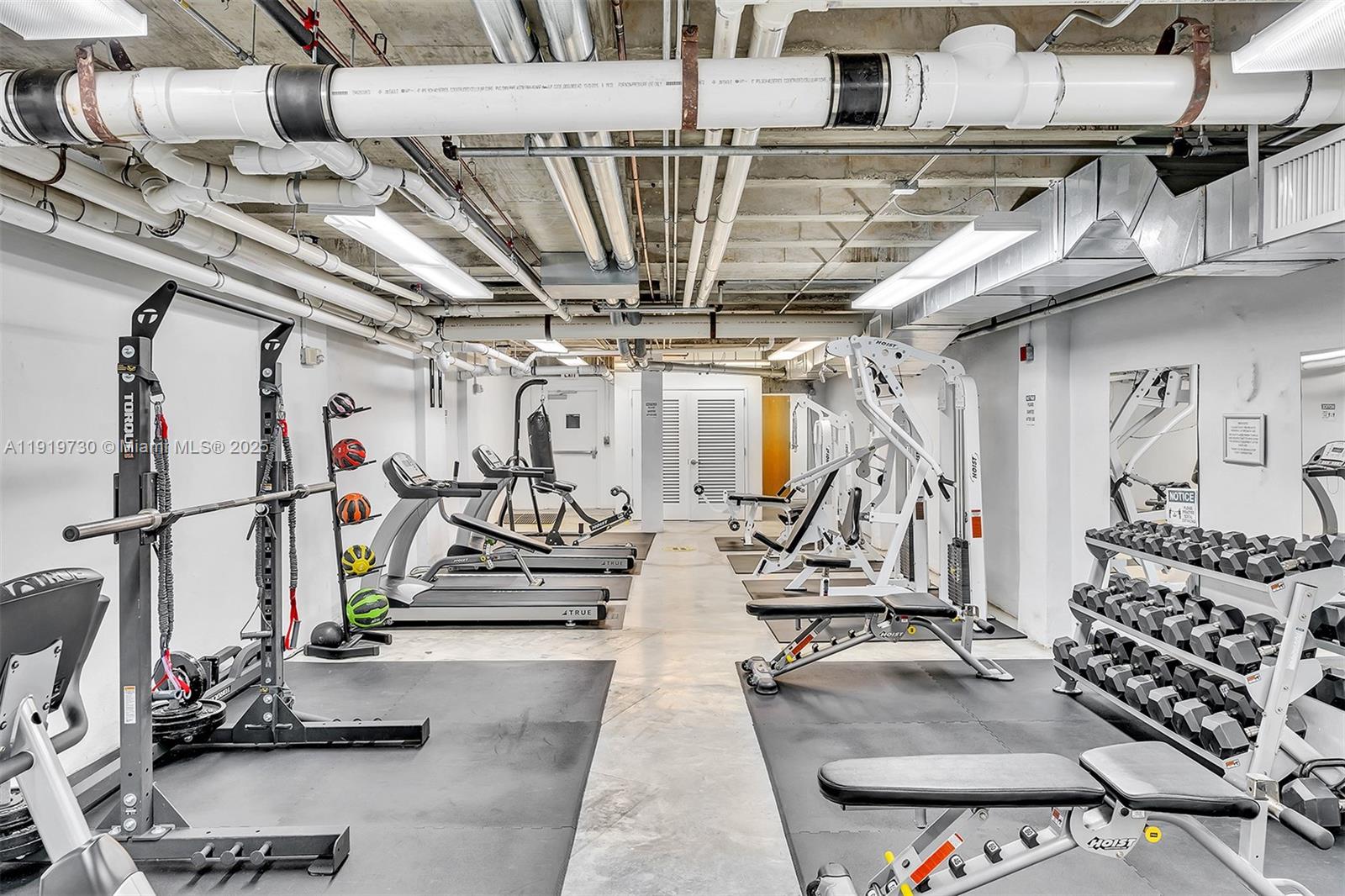 8101 Biscayne Boulevard, Unit R615 Miami, FL 33138 - Photo 23 of 27 a view of gym