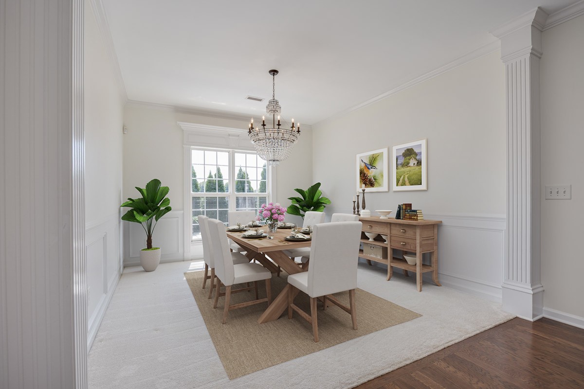 3002 Sakari Circle Spring Hill, TN 37174 - Photo 18 of 56 a view of a dining room with furniture and a chandelier
