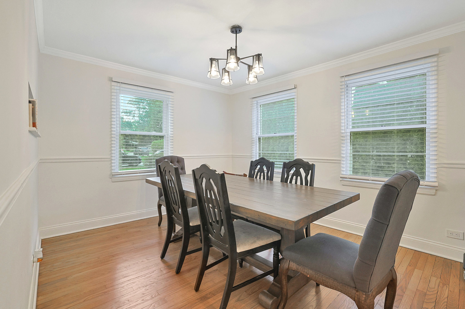 727 South Cook Street Barrington, IL 60010 - Photo 6 of 26 a view of a dining room with furniture window and wooden floor