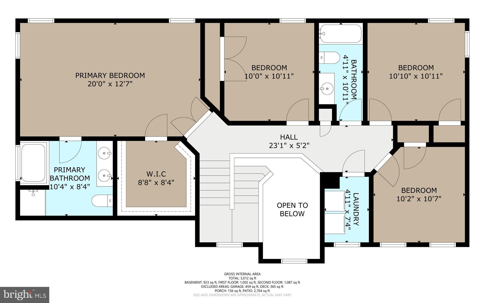 240 Mayapple Lane Magnolia, DE 19962 - Photo 41 of 93 Second Floor Layout