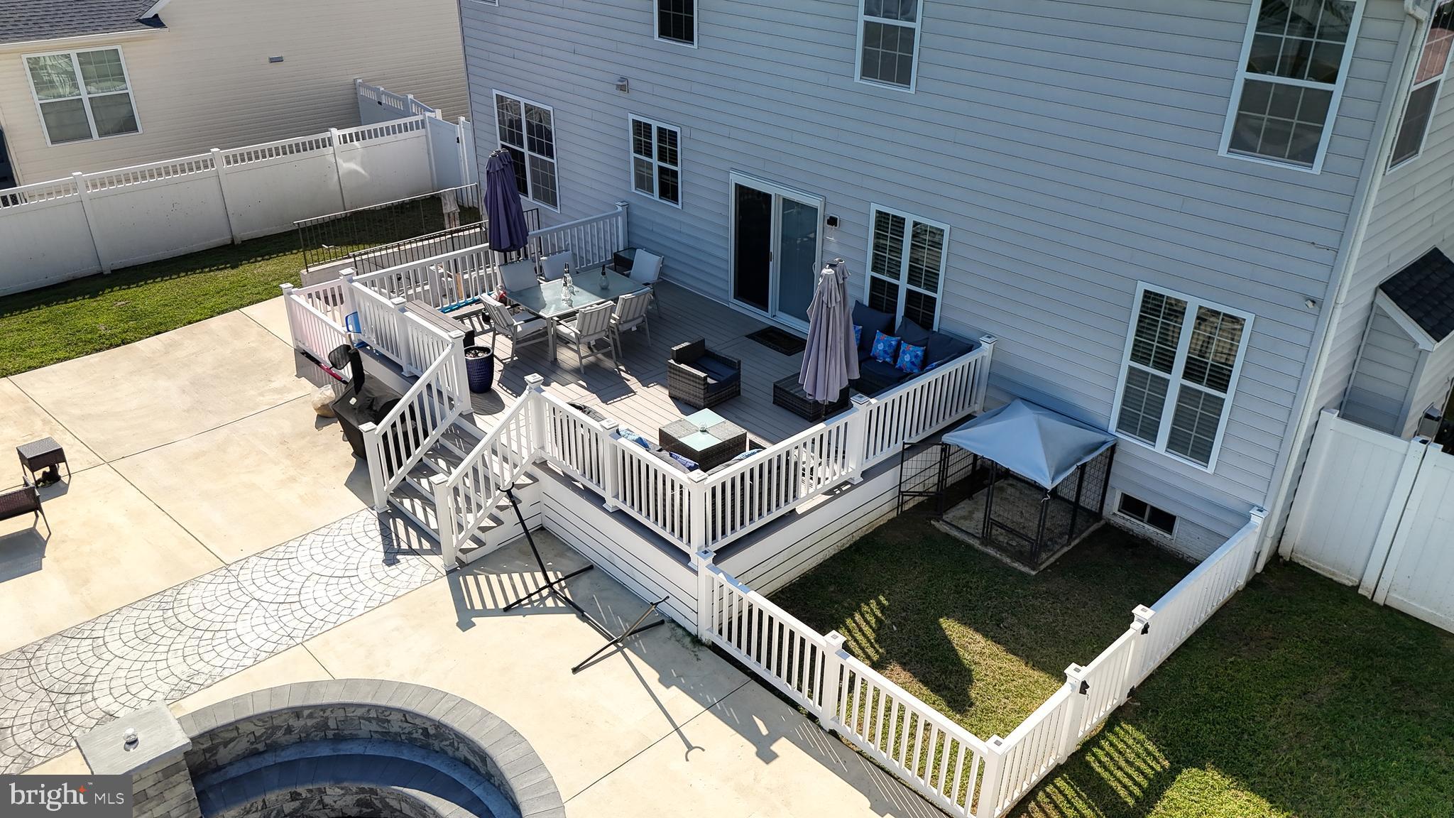240 Mayapple Lane Magnolia, DE 19962 - Photo 5 of 93 Aerial view of back porch