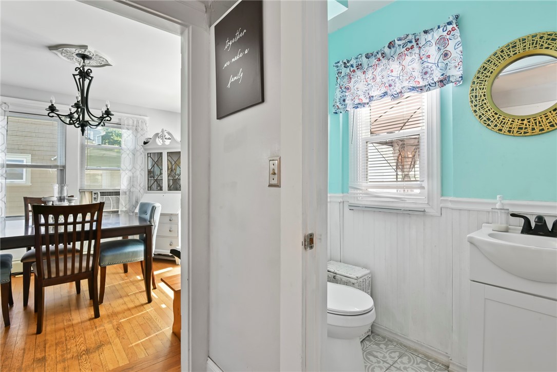 142 Lyndon Road Cranston, RI 02905 - Photo 8 of 27 142 Lyndon Rd Cranston RI 02920 - half bath on 1st floor