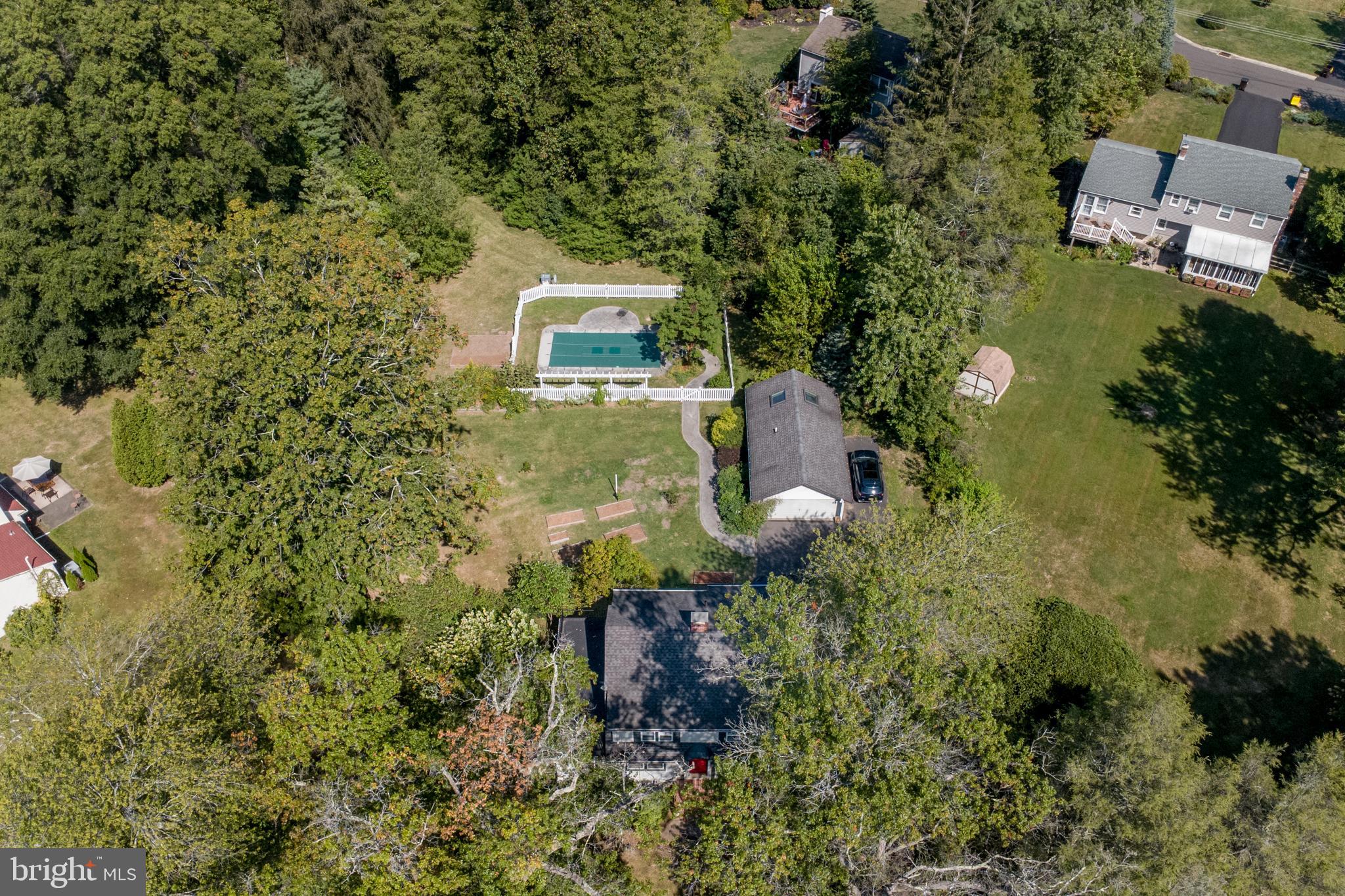 505 East State Street Doylestown, PA 18901 - Photo 4 of 5 an aerial view of a house with a yard
