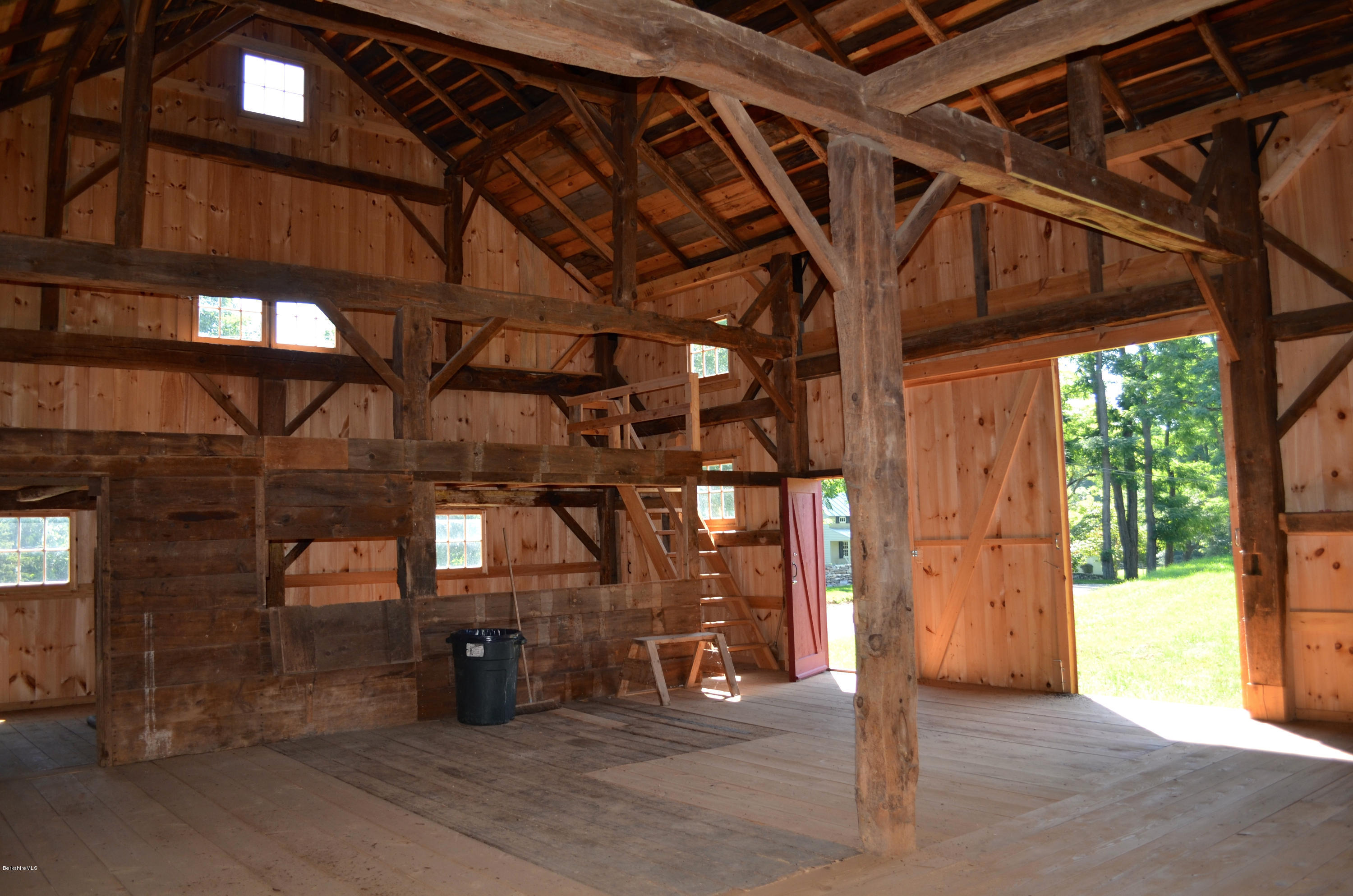 175 Hoyle Road Craryville, NY 12521 - Photo 6 of 9 a view of a garage with wooden floor