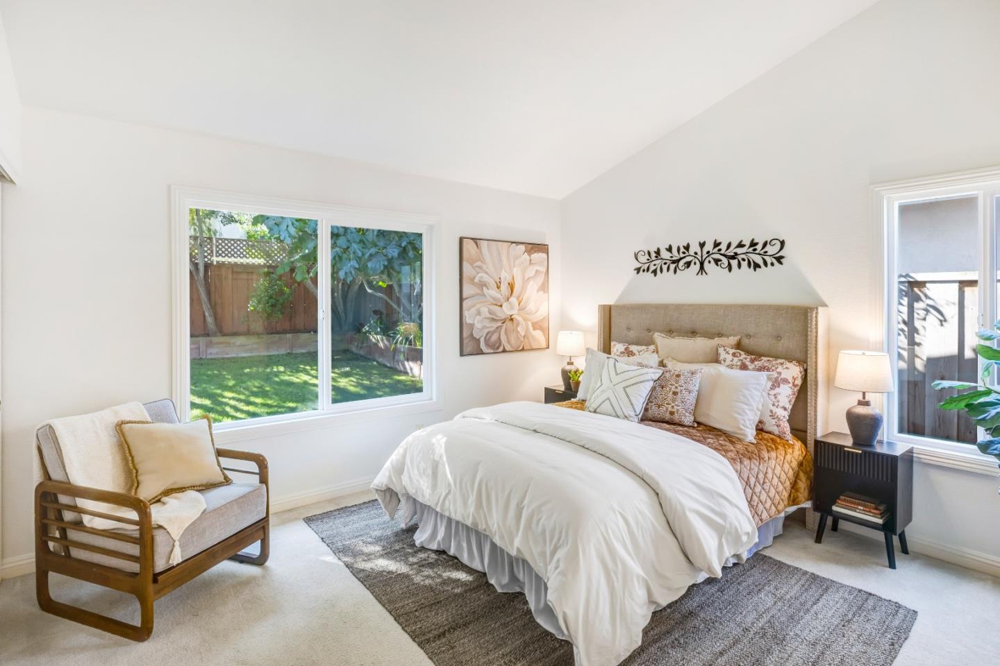 17602 Winding Creek Road Salinas, CA 93908 - Photo 9 of 15 a bedroom with a bed and a couch