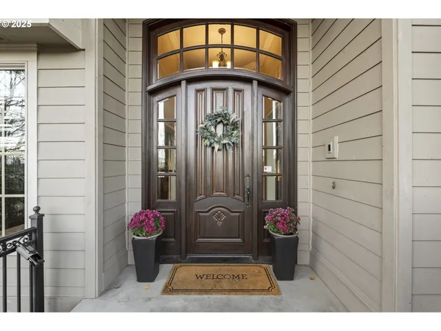 a view of a door with a door