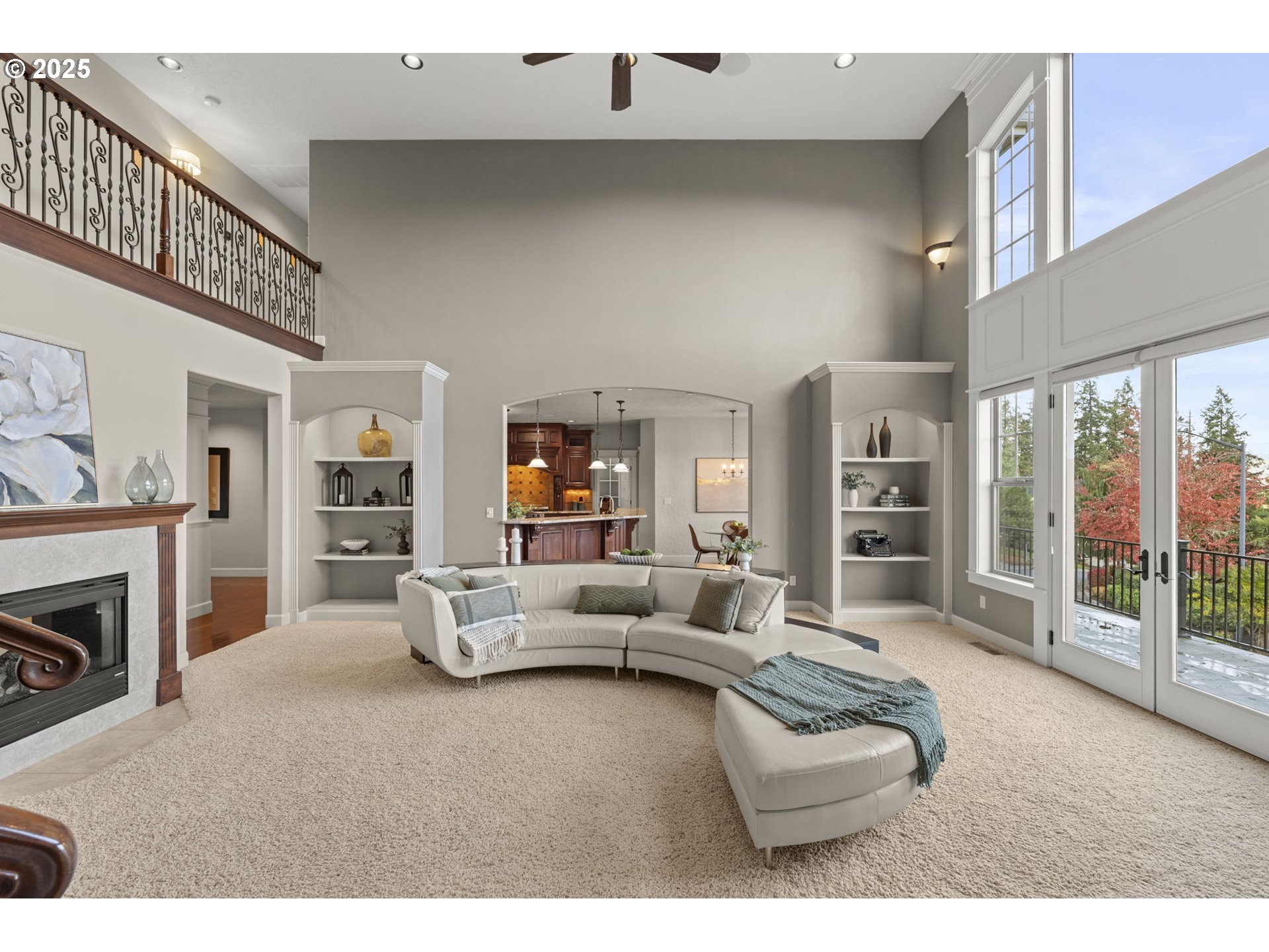 6035 Fernhill Loop Springfield, OR 97478 - Photo 7 of 48 a living room with furniture and a fireplace