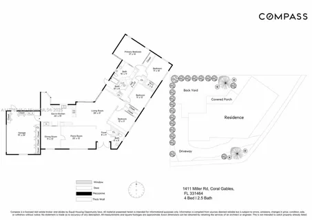 $1,790,000 | 1411 Miller Road, Coral Gables, FL 33146