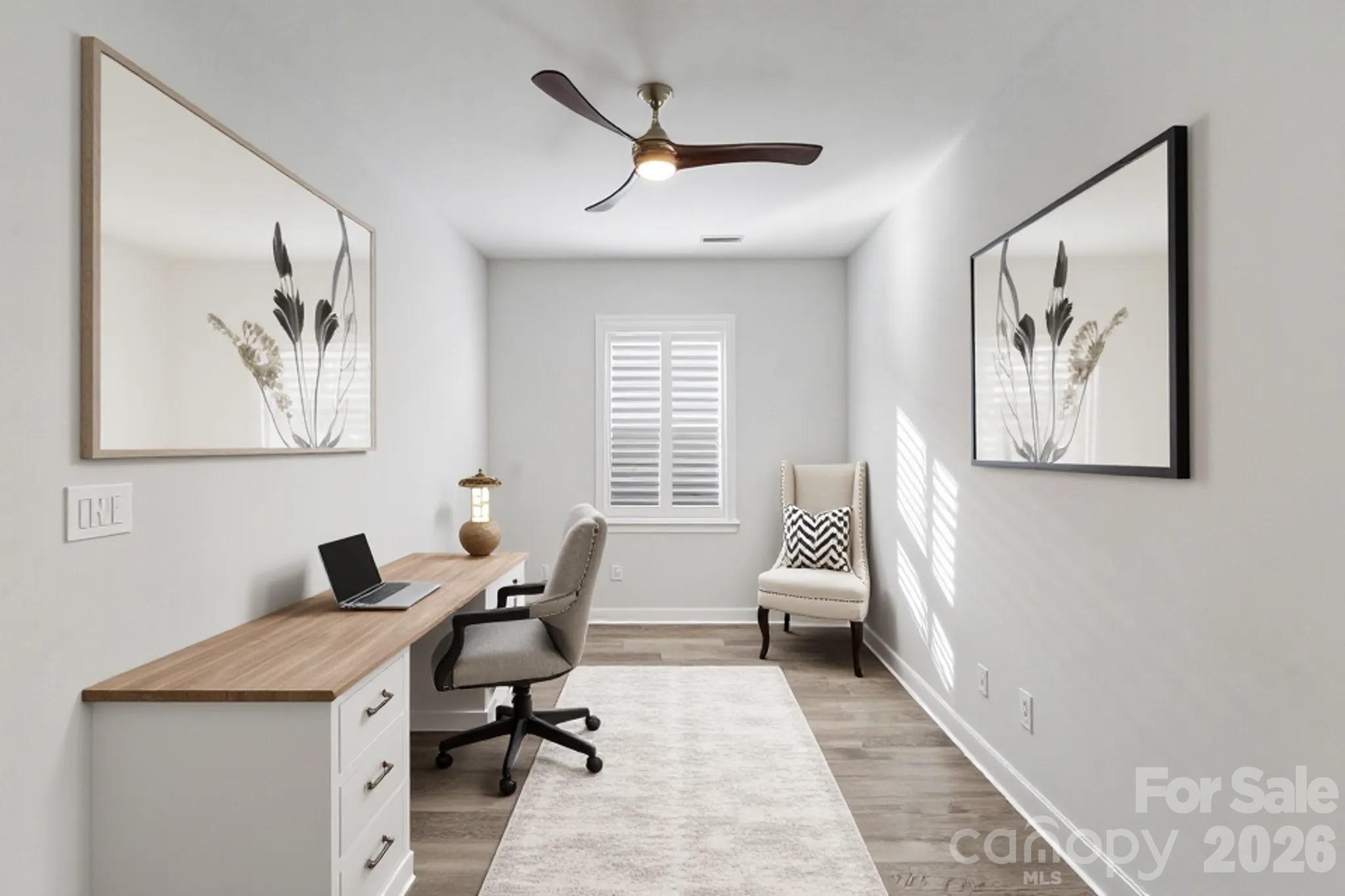 4995 Looking Glass Trail Denver, NC 28037 - Photo 23 of 46 a workspace with wooden floor and a workspace