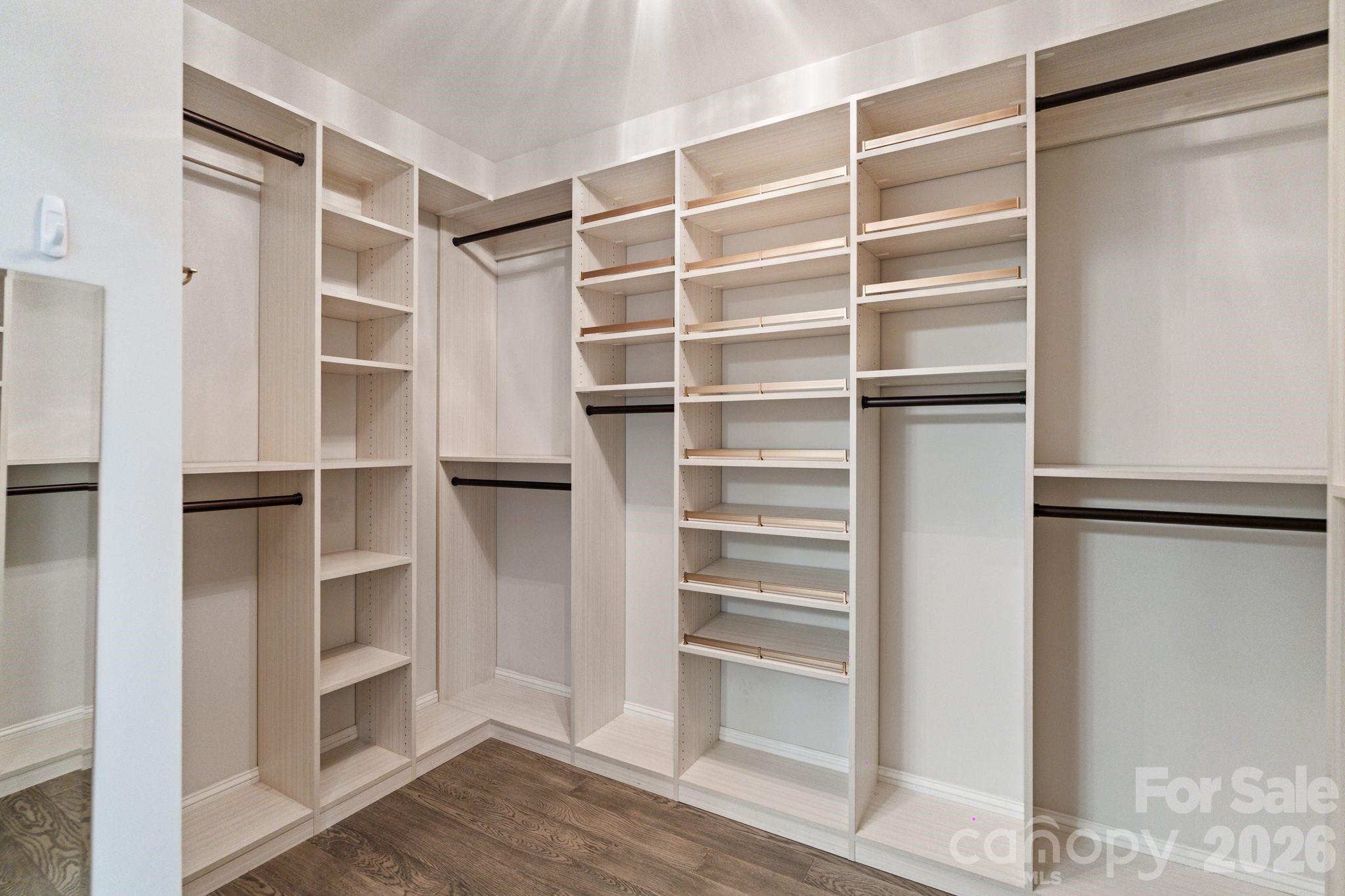 4995 Looking Glass Trail Denver, NC 28037 - Photo 31 of 46 a view of walk in closet with empty racks