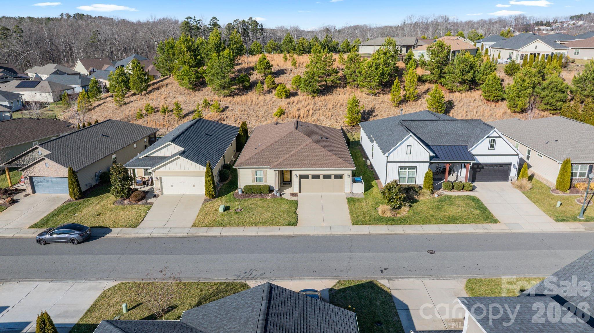 4995 Looking Glass Trail Denver, NC 28037 - Photo 42 of 46 an aerial view of residential houses with outdoor space
