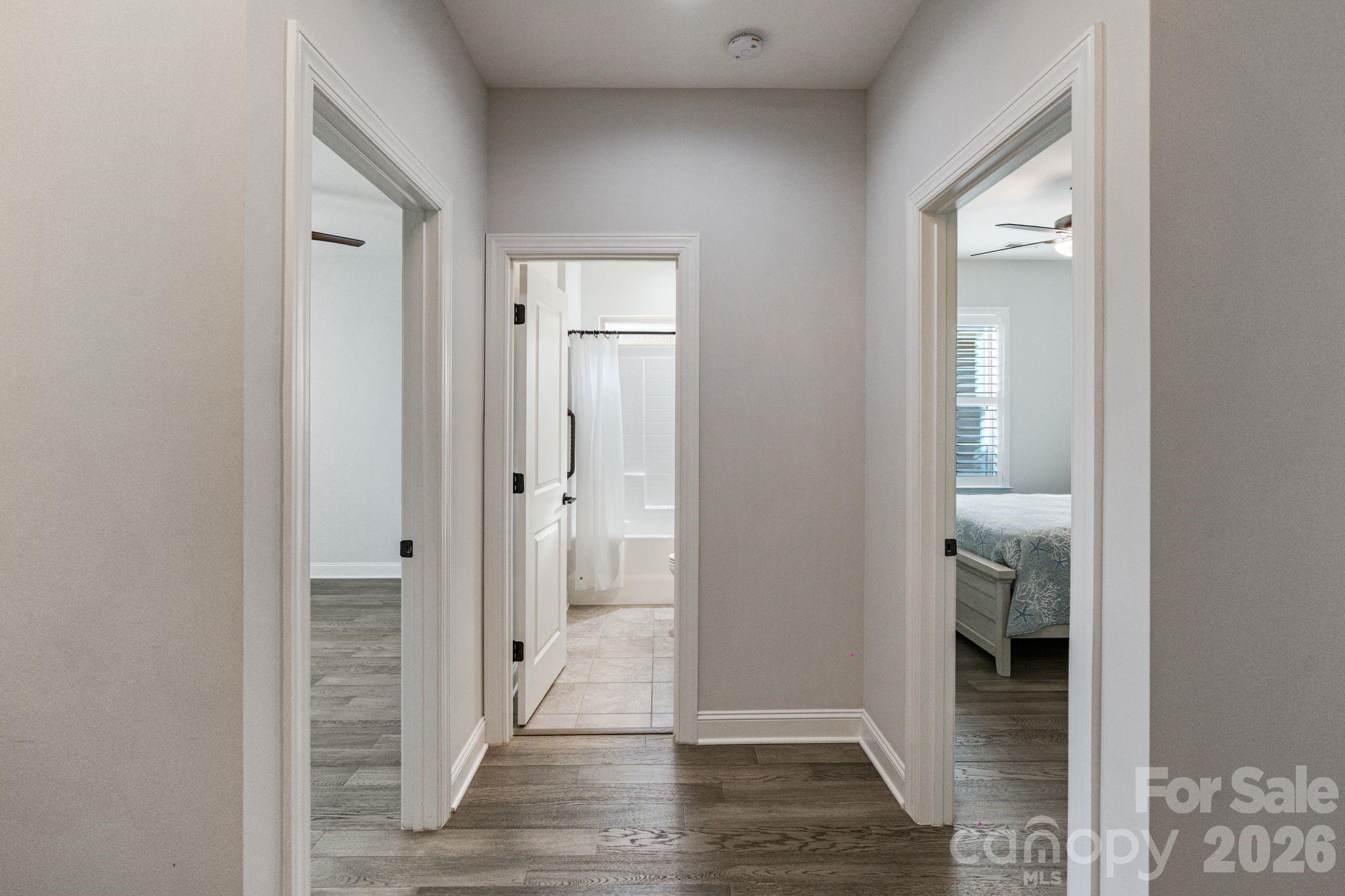 4995 Looking Glass Trail Denver, NC 28037 - Photo 7 of 46 a view of a bathroom from a hallway