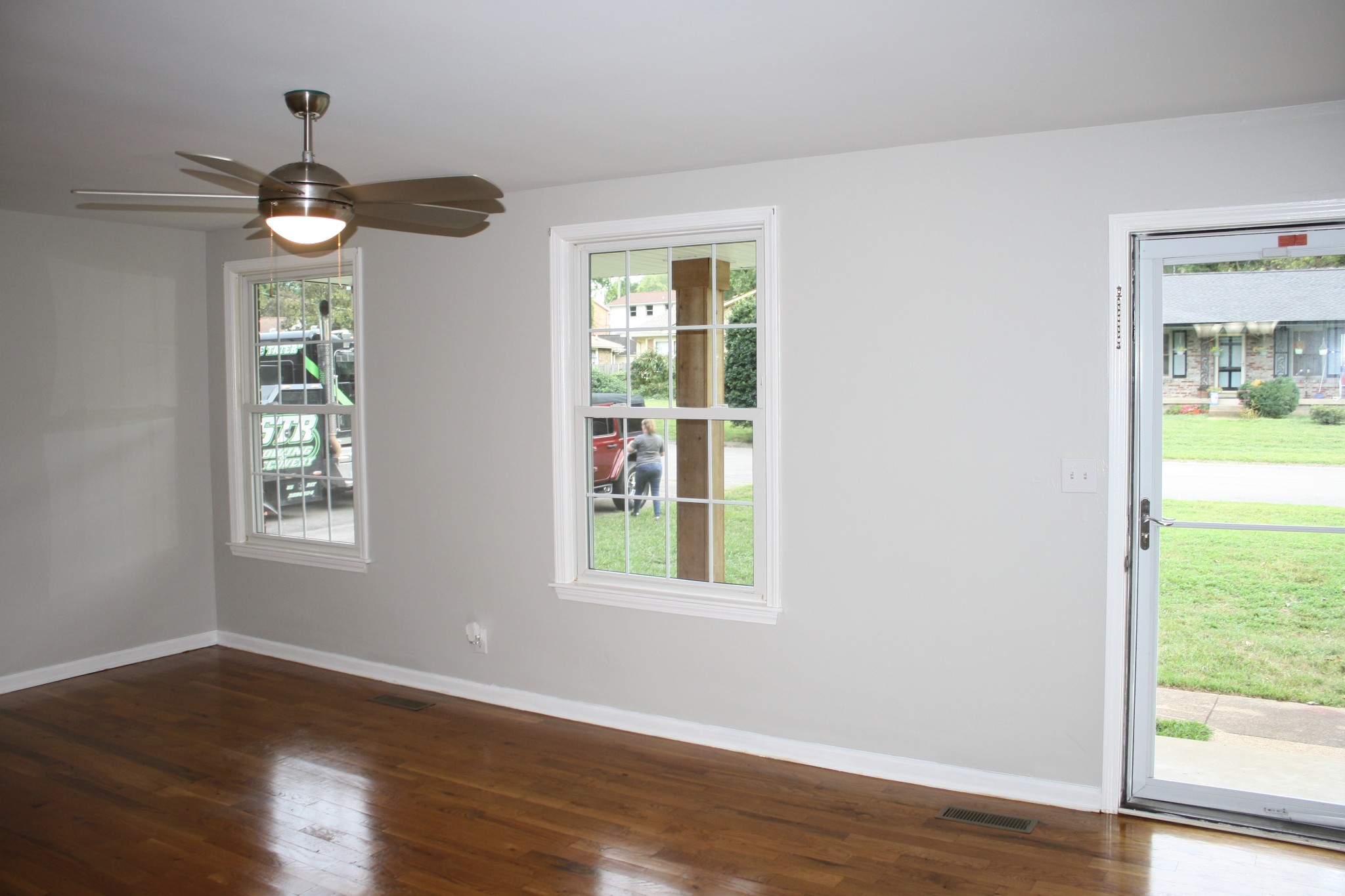 36 Benzing Road Antioch, TN 37013 - Photo 4 of 39 a view of an empty room with wooden floor and a window