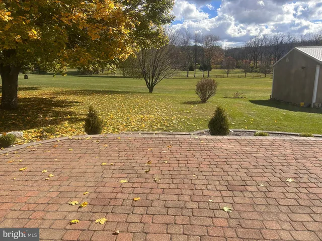 a view of a big yard