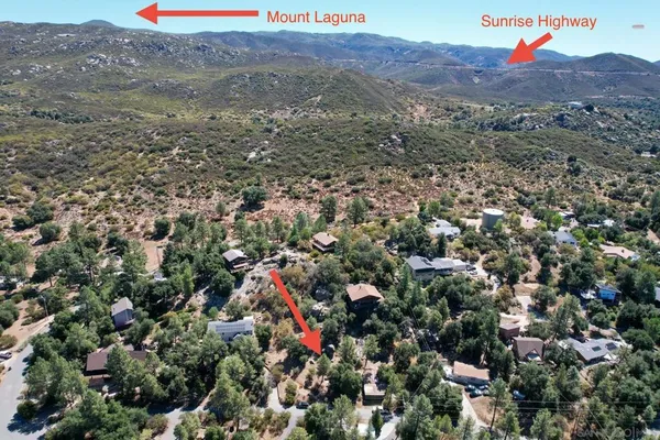 a view of city and mountain