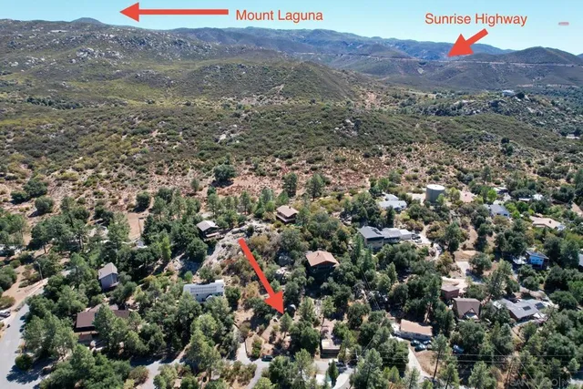 a view of city and mountain