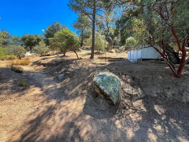 a view of a house with a outdoor space