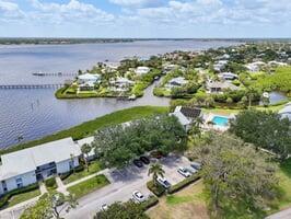 Undisclosed Address Stuart, FL 34994 - Photo 38 of 41 an aerial view of a house with a lake view