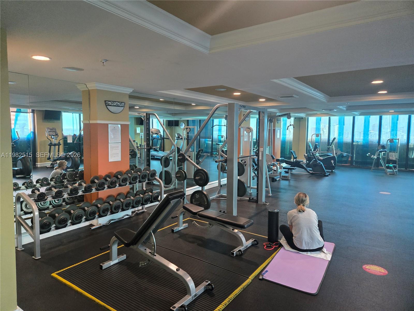 888 Douglas Road, Unit 405 Coral Gables, FL 33134 - Photo 21 of 24 Gym is Open During Pool Renovations Floor8