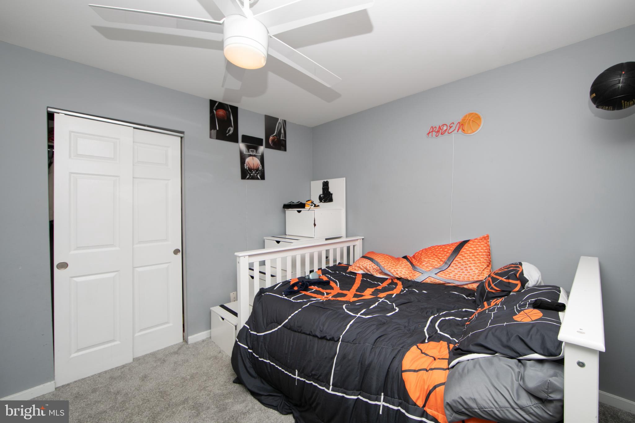 220 Landing Road Blackwood, NJ 08012 - Photo 51 of 63 a bedroom with a bed and a chandelier