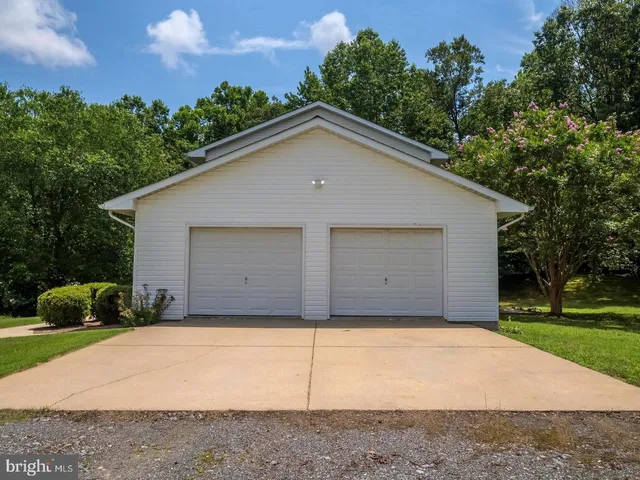 a view of a house with a garage