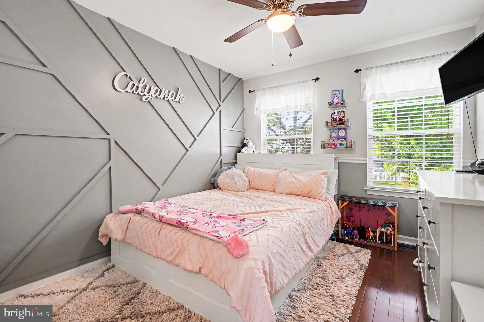 3727 Seneca Garden Road Middle River, MD 21220 - Photo 28 of 44 3rd Bedroom with accent wall