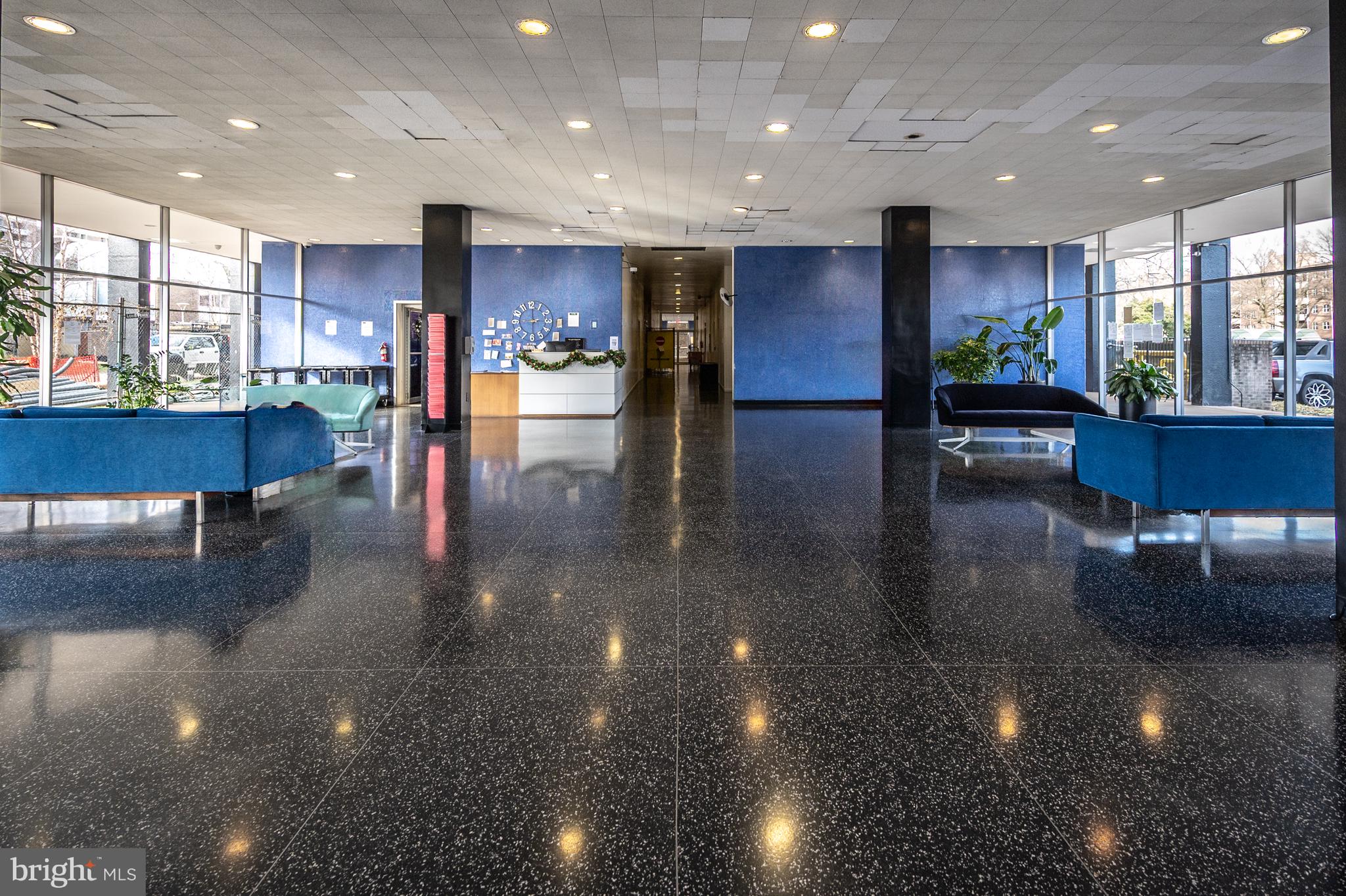 1311 Delaware Avenue Southwest, Unit S231 Washington, DC 20024 - Photo 36 of 74 a view of a lobby with furniture and a living room