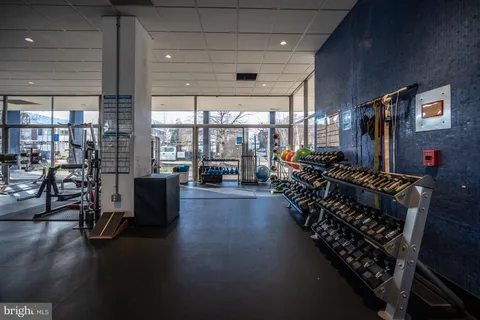 a outdoor view of a building with a street