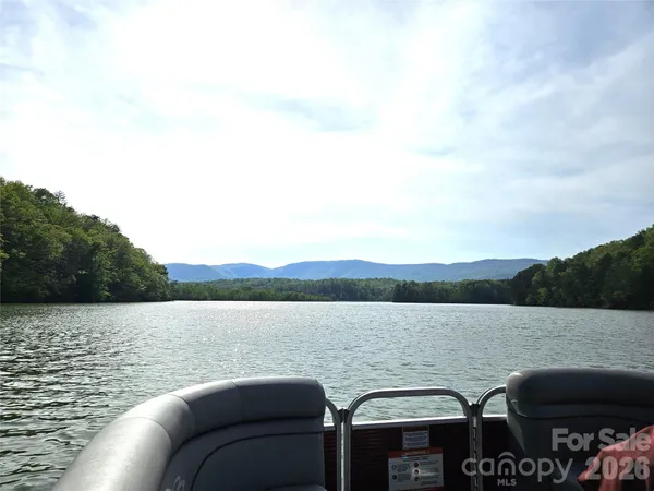 a view of lake with mountain view