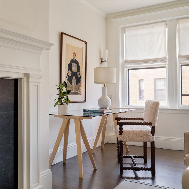 4 Newport Road, Unit 7 Cambridge, MA 02140 - Photo 15 of 31 a view of a workspace with furniture and a window