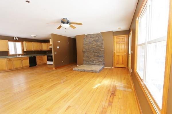 51 Coffey Hill Road Ware, MA 01082 - Photo 10 of 21 a view of a kitchen with a sink and a refrigerator