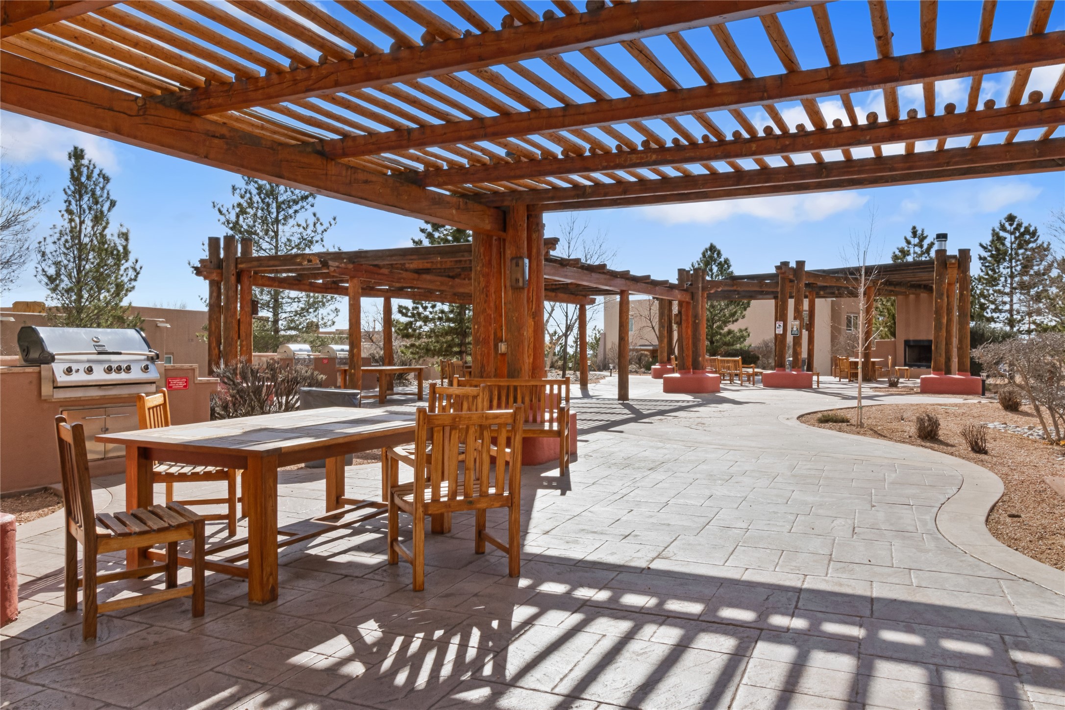 2210 Miguel Chavez Road, Unit 411 Santa Fe, NM 87505 - Photo 45 of 59 Nearby BBQ area within the community
