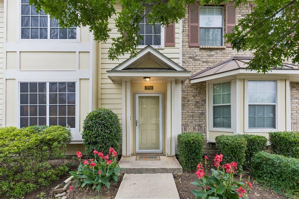 2916 Durango Place Bedford, TX 76021 - Photo 26 of 30 Look at this beautiful front entry. Pink canas, yes please! Solar screens.