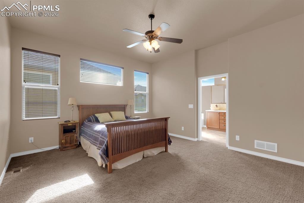 7636 Wichita Ridge Point Colorado Springs, CO 80923 - Photo 13 of 33 Primary bedroom with attached 5pc bathroom
